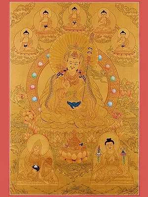Yamantaka,The Destroyer of Death (Brocadeless Thangka)