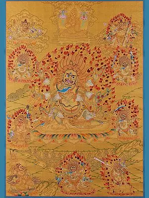 Yamantaka (Brocadeless Thangka)