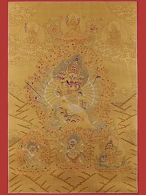Yamantaka (Brocadeless Thangka)