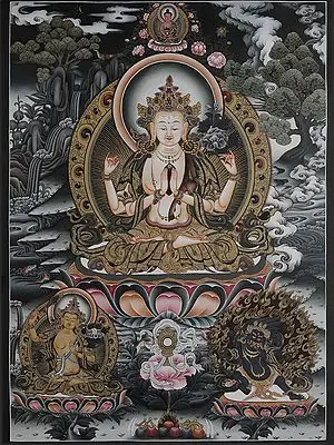 Kharchari (Brocadeless Thangka)