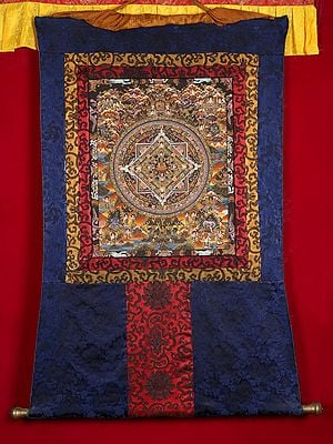 Mandala Thangka (With Brocade)