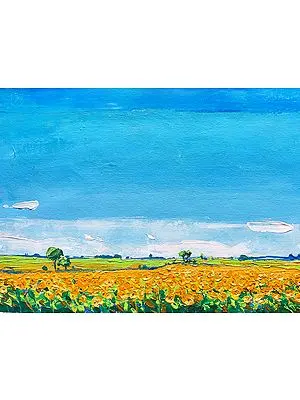 Bunch of Sunflowers | Acrylic on Canvas | By Mitisha Vakil