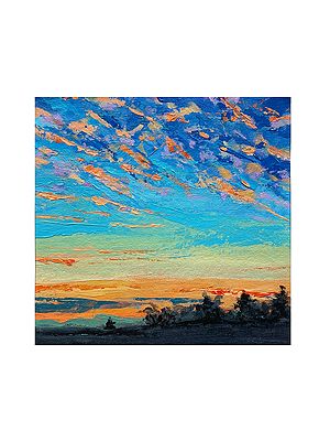 Vivid Sky | Acrylic on Canvas | By Mitisha Vakil