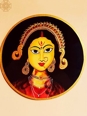 Goddess Durga Artwork by Jagriti Bhardwaj | Crafted on MDF Wood