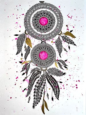 Dreamcatcher Mandala | Painting by Rashi Agrawal