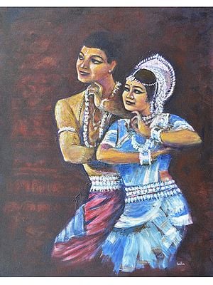 Sringara Ras | Painting by Usha Shantharam