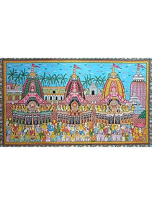 Jagannath Rath Yatra - Puri | Patachitra Art | By Suryakanta Das