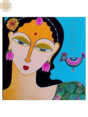 Creation Of Beauty | Acrylic On Canvas | By Datta Jadhav