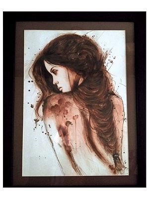 Mysterious Story | Watercolor Painting | By Ekta Jain | With Frame
