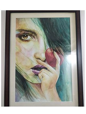 Lost Desire | Watercolor Painting | By Ekta Jain | With Frame