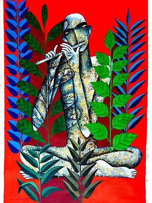 The Magic Flute | Acrylic On Canvas | By Ranjith Raghupathy