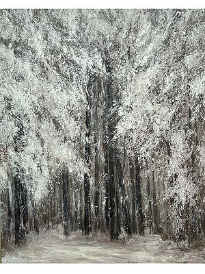 Blizzard | Acrylic on Canvas Art by Vinita Sadarangini