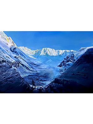 Himalaya Range | Acrylic on Canvas Art by Harshad Godbole