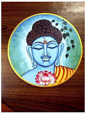 Gautam Buddha Painting | MDF Wood | By Jagriti Bhardwaj
