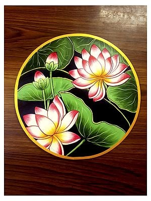 Blooming Lotus Painting | MDF Wood | By Jagriti Bhardwaj