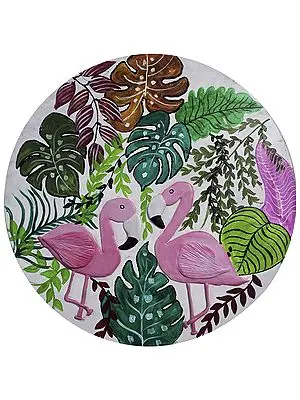 Beautiful Pink Flamingo's Painting | Watercolor | By Abhishek Kumar