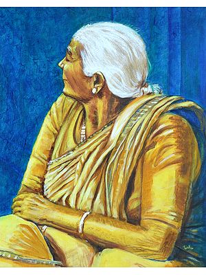 Golden Age - Acrylic Painting | Acrylic On Canvas | By Usha Shantharam