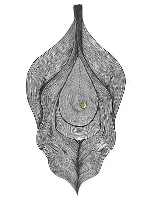 Yoni - The Line Art | Ink Art | Painting By Shreya Gupta