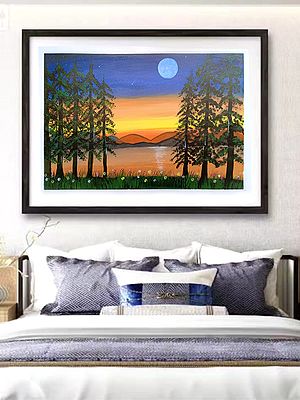Sunset | Painting By Neeta Panchal | With Frame