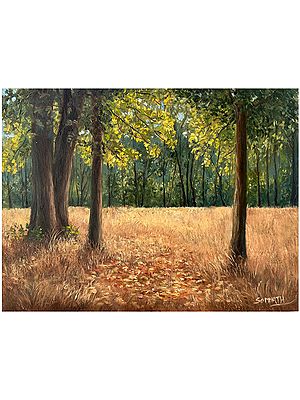 Forest View | Oil Painting by Somnath Harne