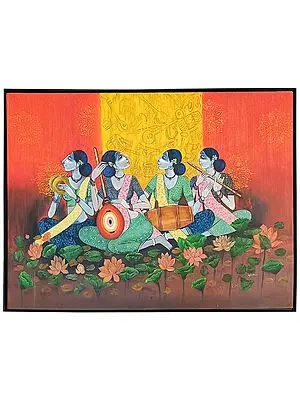 Rangat | Painting by Hina Sudhir Mahuvagara