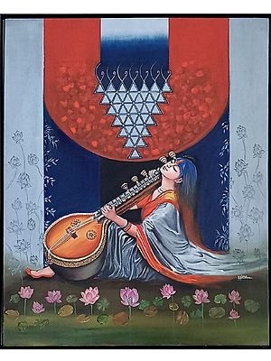 Saumya | Painting By Hina Sudhir Mahuvagara