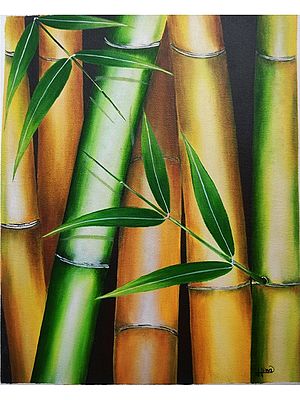 Bamboo | Acrylic Painting by Hina Sudhir Mahuvagara