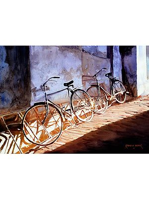 Kissed By The Sun | Watercolor On Paper | By Ramesh Jhawar