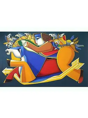 Winning Streak | Acrylic On Canvas | By Arvind Mahajan