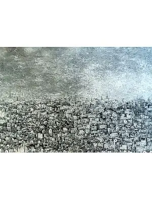 Monsoon Season | Painting by M. Singh