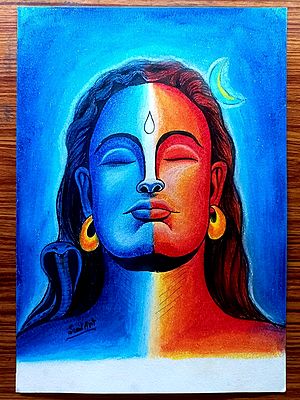 Adiyogi - Lord Shiva | Colorpencil | By Sunil Kumar