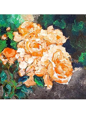 Bunch Of Roses | Acrylic On Canvas | By Antara Pain
