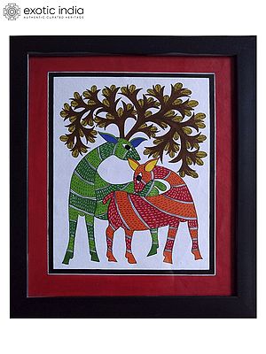 Glances of Nature | Acrylic on Paper | By Kanika Singhal | With Frame