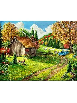Glorious Morning | Oil On Canvas | By Somnath Harne