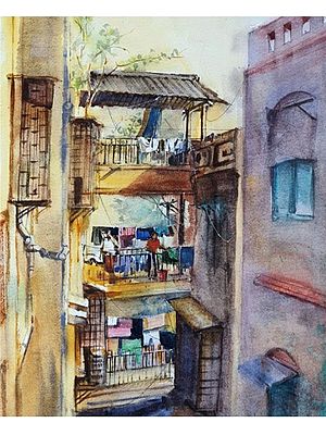 Mumbai Life | Painting By Anita Alvares Bhatia