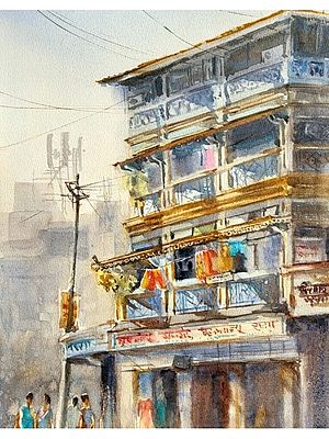 Pune | Watercolor Painting | By Anita Alvares Bhatia