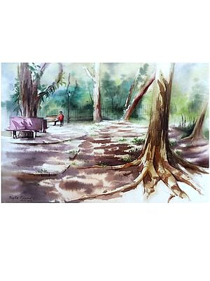 One Afternoon | Watercolor | By Deepika Ramshetty