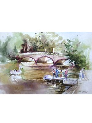 Bridging It | Watercolor | By Deepika Ramshetty