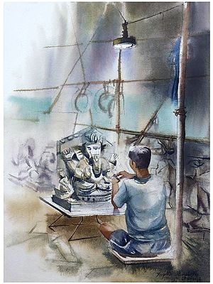 The Making | Watercolor | By Deepika Ramshetty