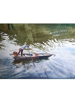 Boat | Landscape Painting | By Shubham Nath