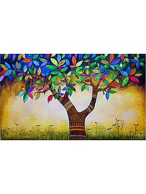 Beauty Of Tree | Acrylic On Canvas | By Arjun Das