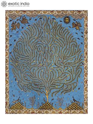 Tree of Life - Kalpavriksha Painting | Natural Colors | By Sohan Chitara