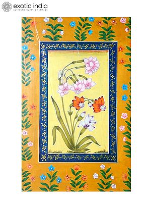 Glow Of Flowers | Watercolor Color On Handmade Paper | By Gaurav Rajput