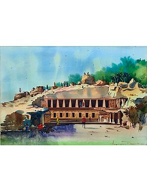 Impression of Kalinga | Watercolor Painting by Anupam Pathak