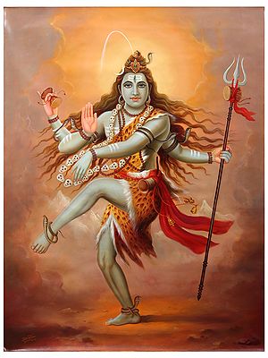 Lord Shiva Oil Paintings