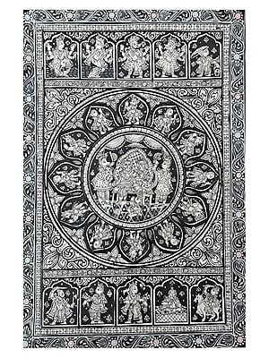 Ram Darbar - Ten Incarnations of Lord Vishnu | Natural Stone Colors | By Surendra Nath Swain