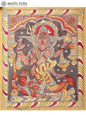 Nataraja (Dancing Lord Shiva) | Kalamkari Painting