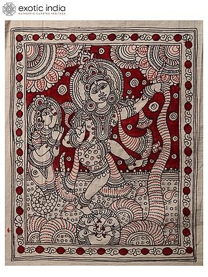Kalinga Narthana Krishna | Kalamkari Painting