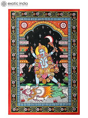 Goddess Kali | Patachitra Painting
