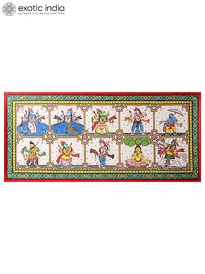 Dashavatara of Lord Vishnu | Patachitra Art